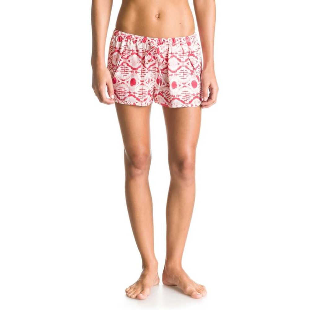 Roxy Junior's Run Away Short, Bloom Pink Eye Batik Print, Small